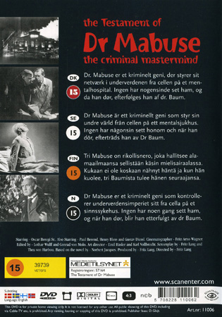Testament Of Dr Mabuse - The Criminal Mastermind - 2