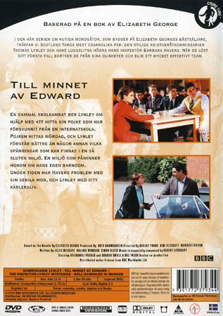Kommissarie Lynley - Till Minnet Av Edward - 2