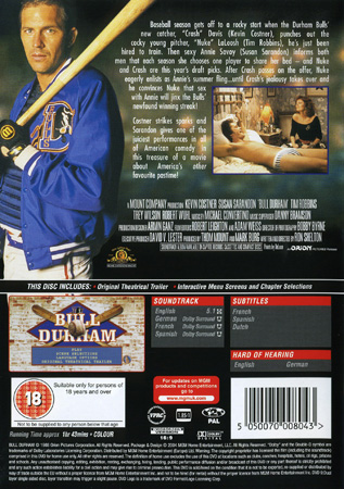 Bull Durham (ej svensk text) - 2