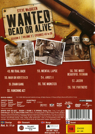 Wanted Dead Or Alive - Säsong 2 Volym 2 - 2