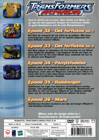 Transformers Armada - Volym 8 - 2