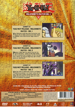 Yu-Gi-Oh! Säsong 1 Volym 12 - Milleniets Match Del 1 - 2