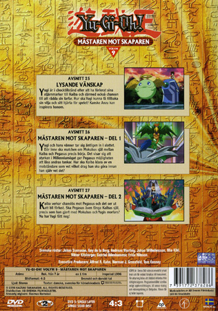 Yu-Gi-Oh! Säsong 1 Volym 9 - Mästaren Mot Skaparen - 2