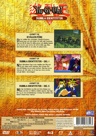 Yu-Gi-Oh! Säsong 1 Volym 10 - Dubbla Identiteter - 2