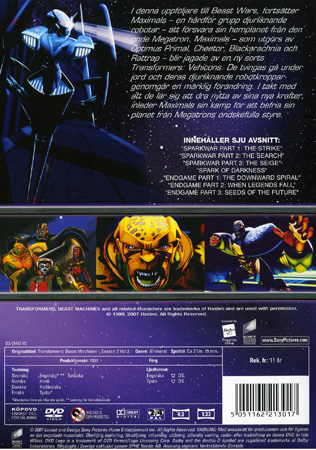 Transformers: Beast Machines - Fallout - Säsong 2 Volym 2 - 2