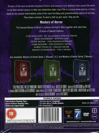 Masters of Horror - Series 2 Volume 2 (ej svensk text) - 2