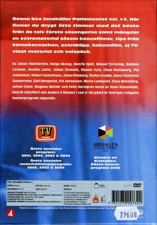 Parlamantet Box - Volym 1-3 (3-disc) - 2