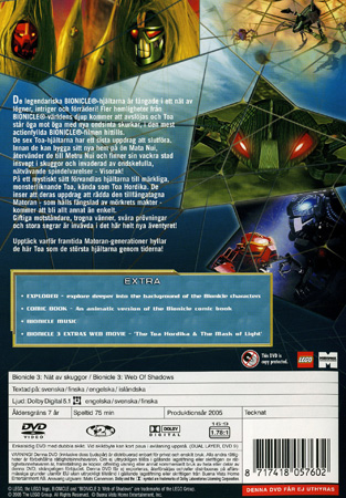 Bionicle 3 - Nät Av Skuggor (Norskt omslag) - 2