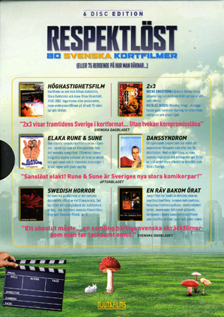 Respektlöst - 80 Svenska Kortfilmer (6-disc) - 2