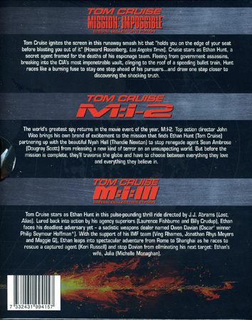 Mission Impossible Trilogy Box (Blu-ray) (ej svensk text) - 2