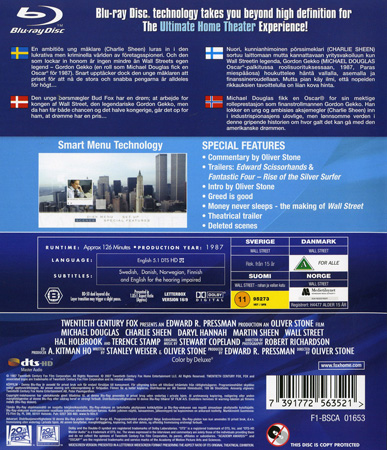 Wall Street (Blu-ray) - 2