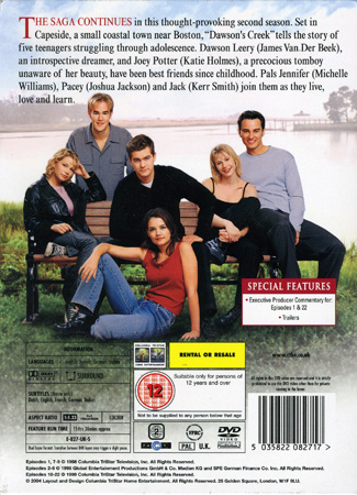 Dawson's Creek - Season 2 (Ej svensk text) - 2