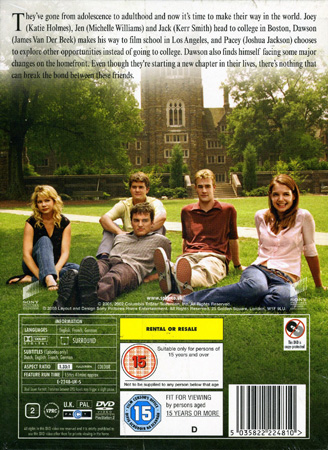 Dawson's Creek - Season 5 (ej svensk text) - 2