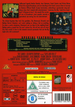 Guys And Dolls - Special Edition (ej svensk text) - 2