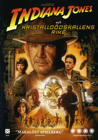 Indiana Jones Och Kristall dödskallens Rike