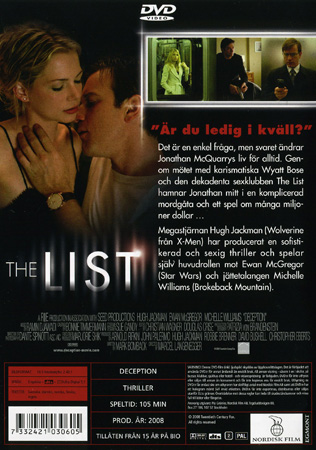 The List (Norskt omslag) - 2