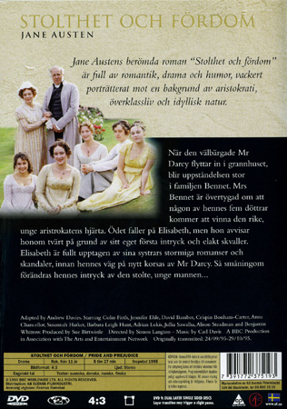 Stolthet Och Fördom (2-disc) - 2