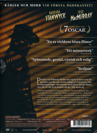 Double Indemnity - Kvinna Utan Samvete - 2