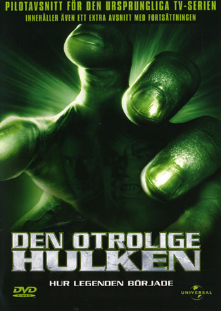 Den Otrolige Hulken - Pilotavsnittet (Norskt omslag)