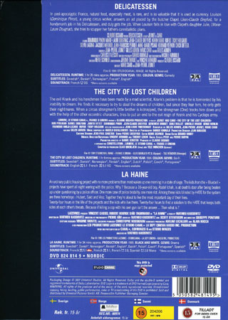 Delicatessen / City of Lost Children / La Haine - 2