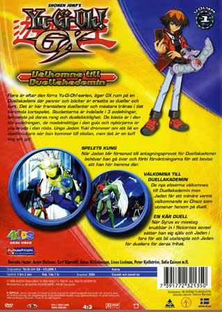 Yu-Gi-Oh! GX - Volym 1 - Välkomna Till Duellakademin - 2