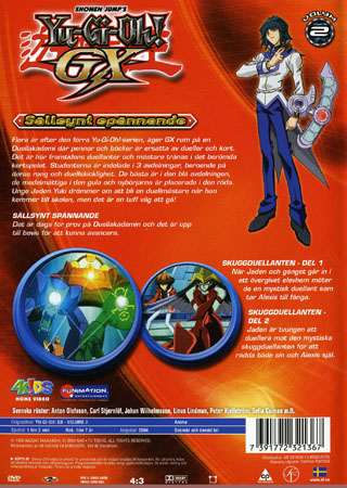 Yu-Gi-Oh! GX - Volym 2 - Sällsynt Spännande - 2