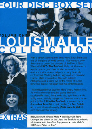 Louis Malle Collection - Volume 1 (ej svensk text) - 2