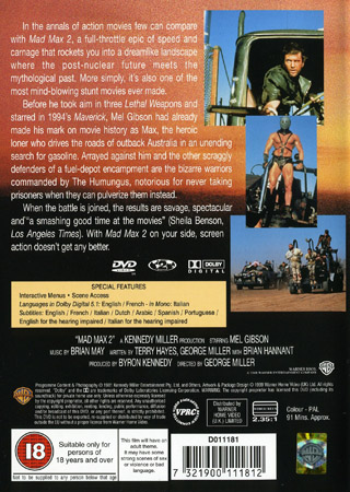 Mad Max 2 - Road Warrior (ej svensk text) - 2