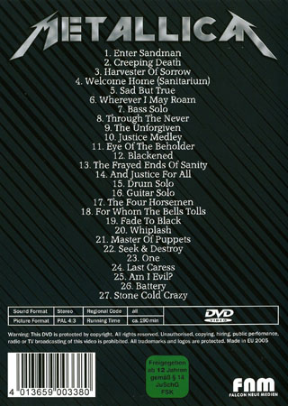 Metallica - Live At San Diego 1992 - 2