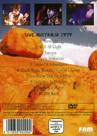 Santana - Down Under Live Australia 1979 - 2