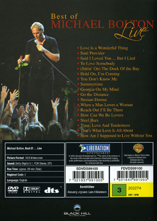 Best of Michael Bolton Live - 2