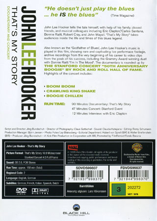 John Lee Hooker - That's My Story (ej svensk text) - 2