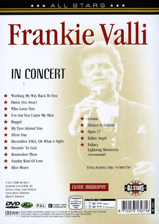 Frankie Valli - Oh What A Night - 2