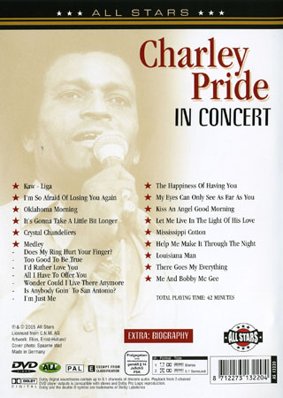 Charley Pride - There Goes My Everything - Kvarnvideo.se