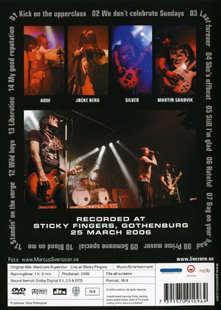 Hardcore Superstar - Live At Sticky Fingers - 2