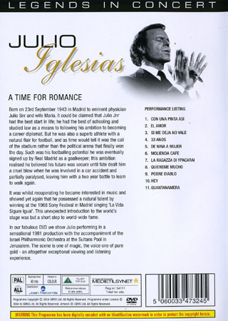 Julio Iglesias - A Time For Romance - 2