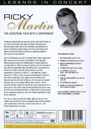 Ricky Martin - The European Tour With A Difference - 2