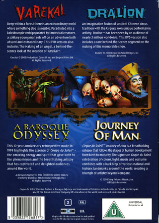 Cirque Du Soleil - Volume 1 (ej svensk text) - 2