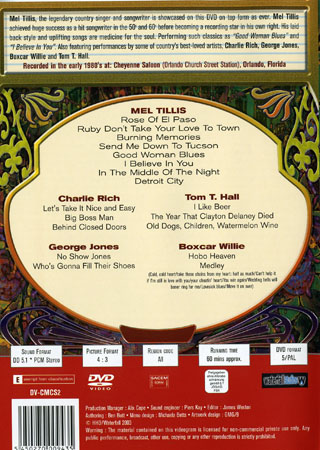Mel Tillis - Cheyenne Saloon Volume 2 - 2