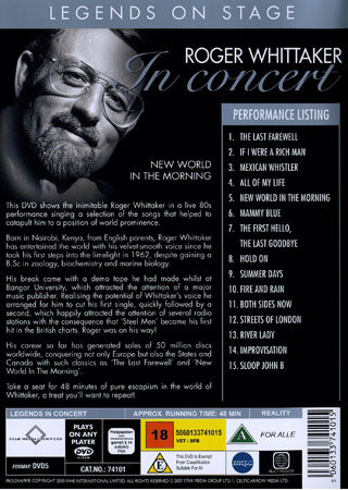 Roger Whittaker - In Concert - 2