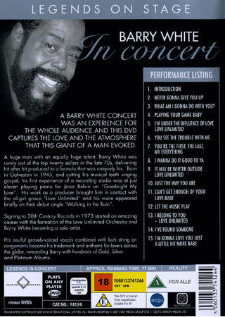 Barry White - In Concert - 2