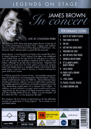 James Brown - In concert - 2