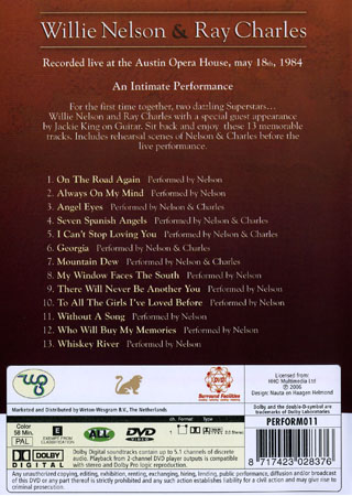 Willie Nelson & Ray Charles - Live 1984 - 2