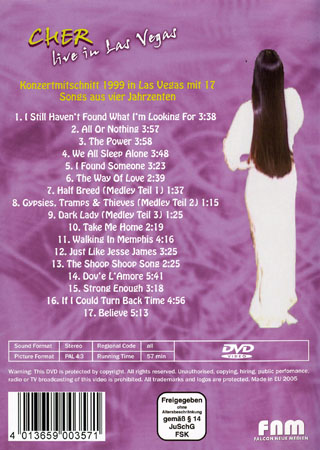 Cher - Live In Vegas 1999 - 2
