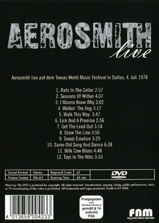Aerosmith - Live 1978 - 2