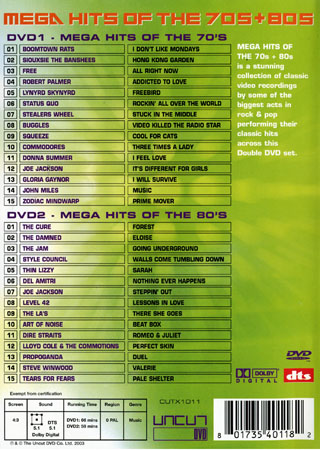 Mega Hits of the 70's + 80's - 2