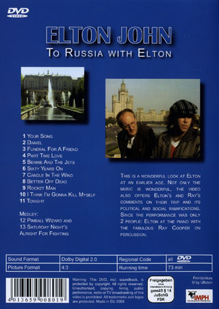 Elton John - To Russia With Elton Live 1979 - 2