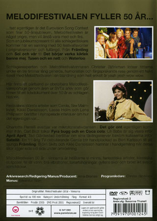 Melodifestivalen 50 År - Vinnarna - 2