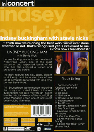 Lindsey Buckingham with Stevie Nicks - In Concert - 2