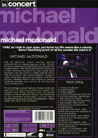 Michael McDonald - In Concert - 2